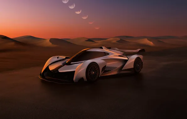 Picture design, the moon, desert, McLaren, power, moon, supercar, desert, Sands, design, power, sands, hypercar, Hypercar, …