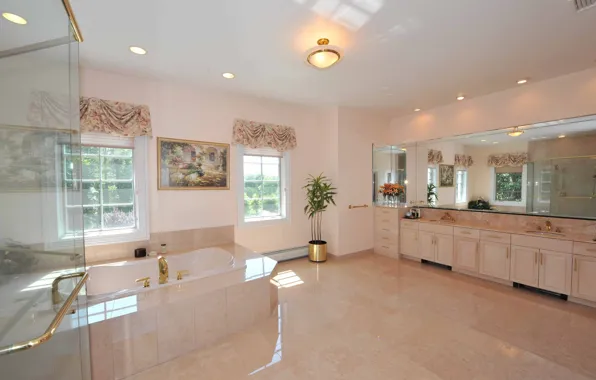 Picture design, style, Villa, interior, Villa, New Jersey, bathroom, Mediterranean Style