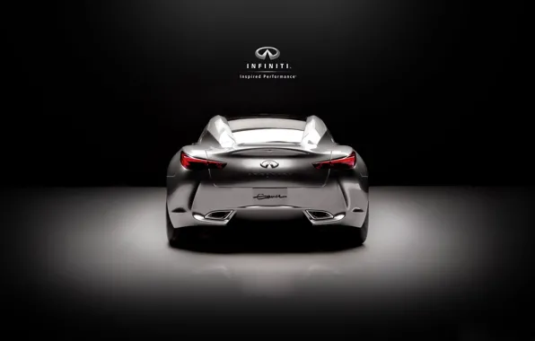 Picture Minimalism, Infinity, Logo, Car, Supercar, Supercar, Black Style