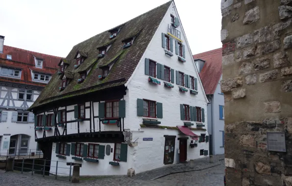 Picture Germany, Europa, Ulm, Hotel Schiefes Haus
