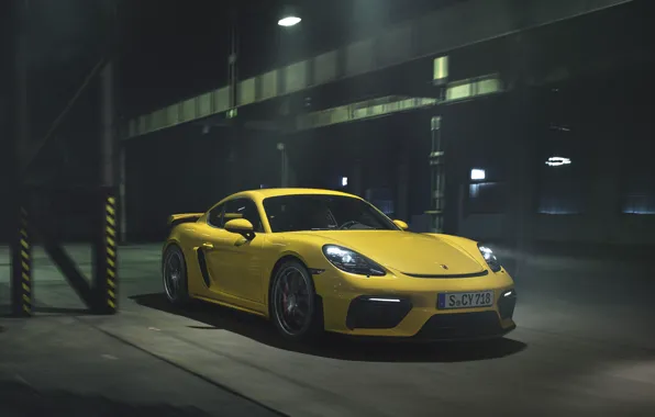 Picture machine, Porsche, Cayman, sports car, GT4, 718