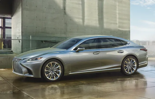 Picture Lexus, Silver, 2017, LS 500