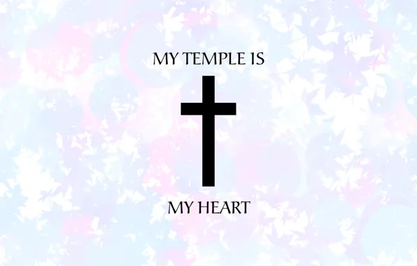 Picture mood, the inscription, romance, beauty, cross, Minimalism, inspiration, melancholy