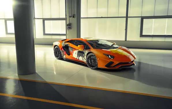 Picture Lamborghini, Aventador S, Skyler Grey