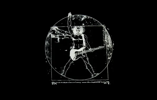 Picture old, guitar, rock, Da Vinci, the Renaissance