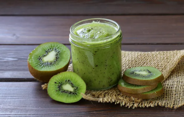 Picture Breakfast, kiwi, Bank, smoothies