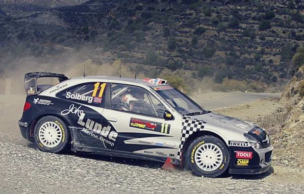 Picture road, mountains, gravel, rally, rally, wrc, citroen, Cyprus, petter, solberg, xsara