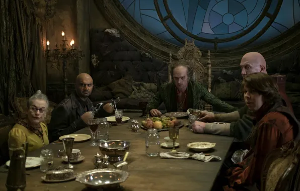 Picture man, tv series, Netflix, stained glass, A Series of Unfortunate Events