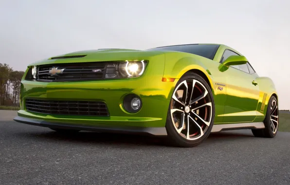 Picture the sky, tuning, concept, the concept, green, Chevrolet, muscle car, camaro
