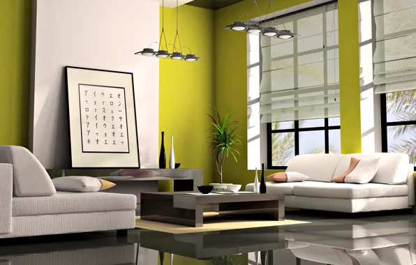 Picture design, style, room, interior, living room