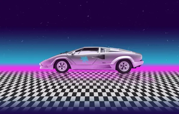 Picture Auto, Music, Lamborghini, Stars, Neon, Machine, Background, Diablo, Synthpop, Darkwave, Synth, Lamborghini Diablo, Retrowave, Synthwave, …