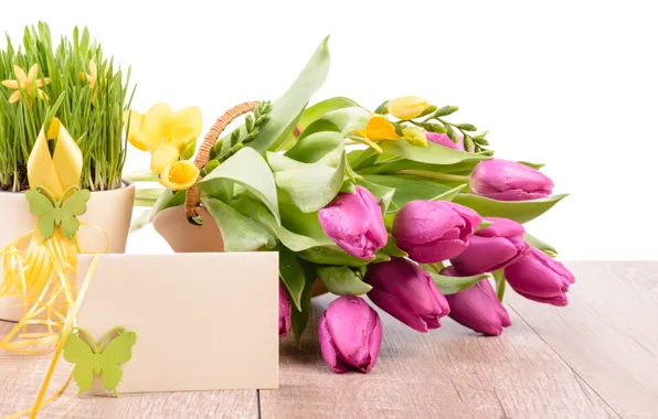 Picture flowers, tulips, decor, composition, Anya Ivanova