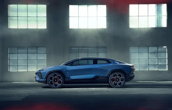 Picture Lamborghini, side view, Lamborghini Lanzador Concept, Thrower