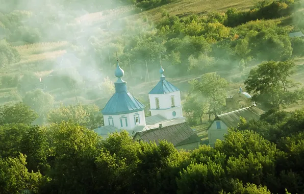Picture mood, Church, haze