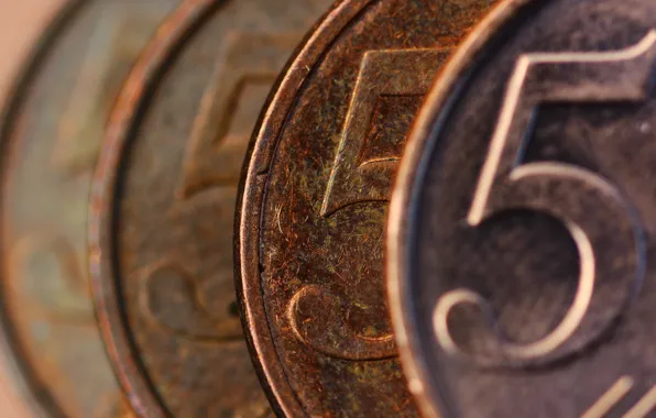 Picture macro, background, coin, 5