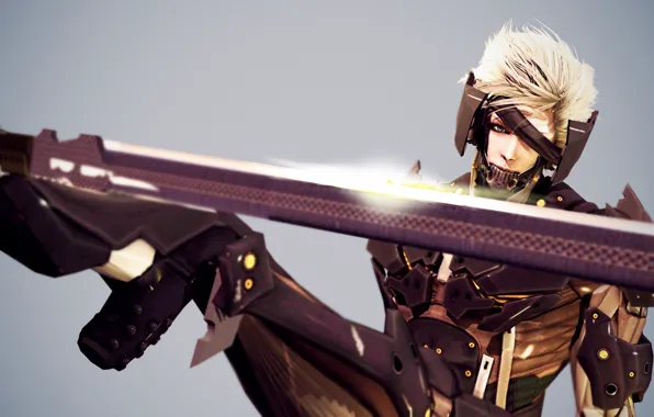 Picture ninja, cyborg, konami, raiden, platinum games, Metal gear rising: revengeance