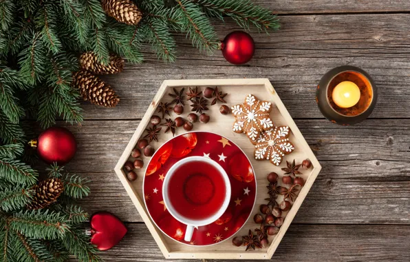 Picture holiday, tea, New Year, Happy New Year, nuts, happy new year, Merry Christmas, 2022, Happy …