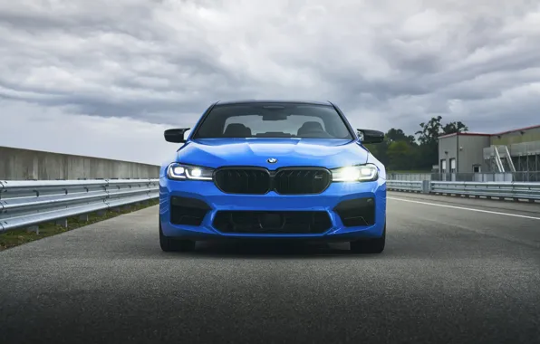Picture Blue, F90, M5 Competition, Daytime Running Lights