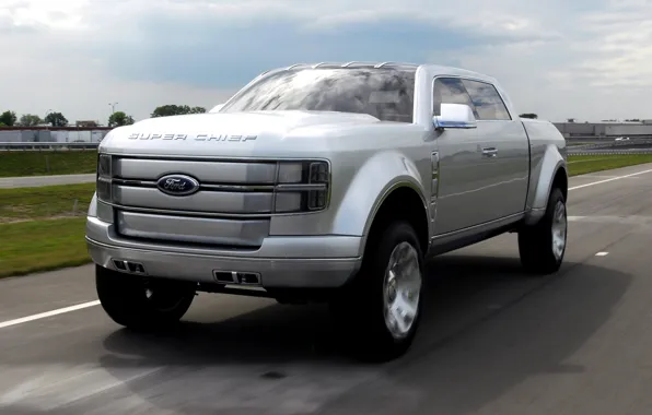 Picture road, Ford, concept, Ford, F-250, super chief