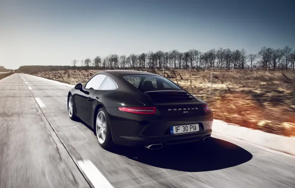 Picture road, machine, auto, speed, 911, Porche, GT3