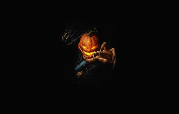 Picture Monster, Hand, Pumpkin, Halloween, Halloween, Fantasy, Claws, Monster, Pumpkin, Art, Art, Fiction, Illustration, Character, Hand, …