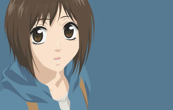 Picture look, girl, background, Say I love you