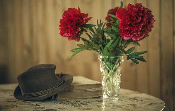 Picture flowers, still life, table, bouquet, composition
