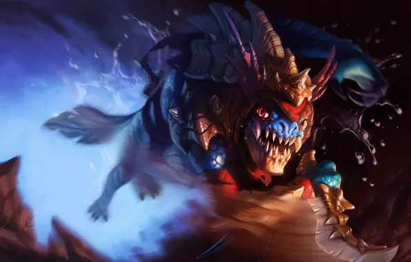 Picture Valve, Dota 2, Slark, Shadow Dance, Pounce, Essence Shift, Dark Pact