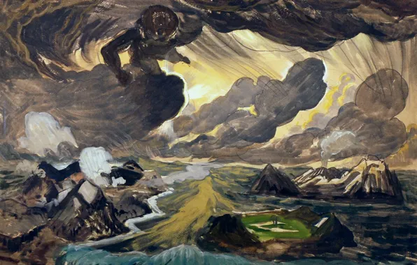Picture Genesis, 1924, Charles Ephraim Burchfield
