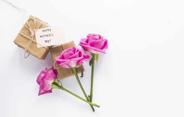 Picture flowers, gift, roses, bouquet, pink, happy, pink, flowers