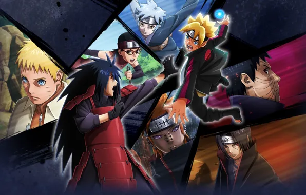 Picture game, naruto, anime, pain, ninja, evil, asian, madara