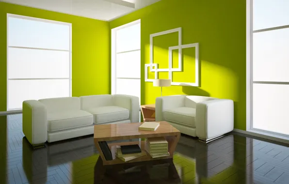 Picture design, style, room, Villa, interior, living room
