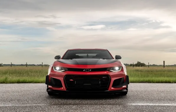Picture Chevrolet, Camaro, Hennessey, front view, Hennessey Chevrolet Camaro ZL1 The Exorcist