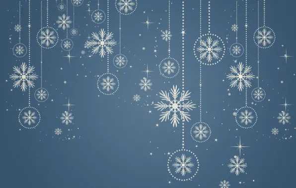 Picture snow, snowflakes, background