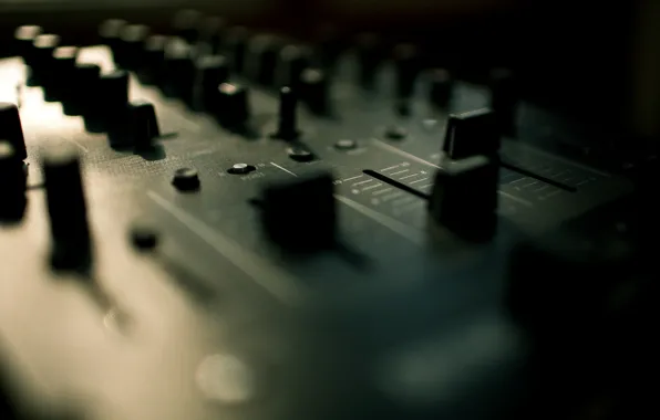 Picture macro, music, music, remote, equalizer, mixer, 1920x1200, macro