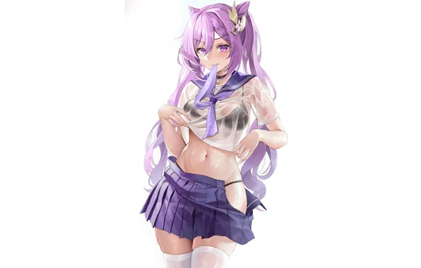 Picture kawaii, hot, sexy, anime, pretty, purple, babe, cute