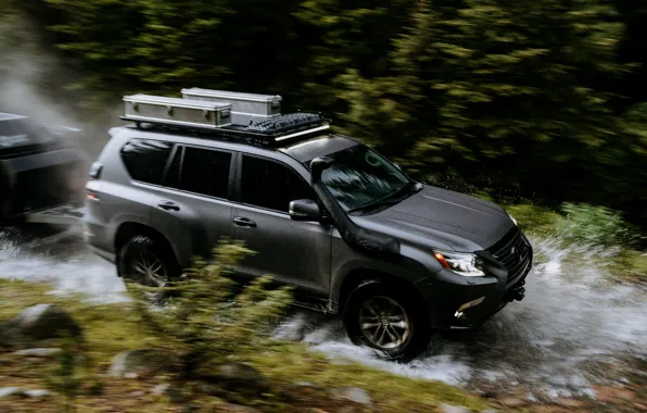Picture movement, Lexus, Toyota, 2019, Lexus GX, GXOR (GX Off-Road) Concept, Land Cruiser Prado