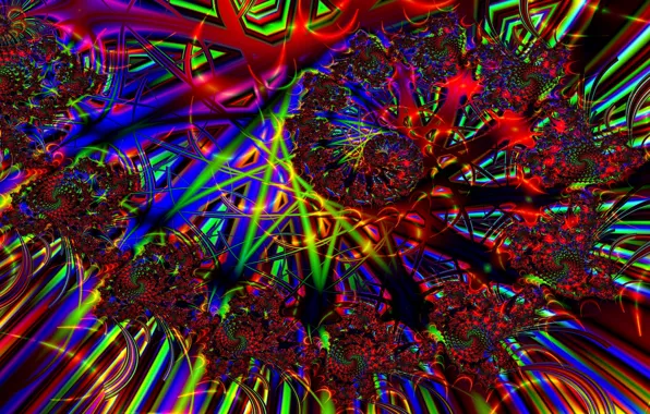 Picture pattern, fractal, chaos, the volume