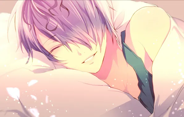 Picture the game, blanket, guy, Garry, smile. pillow