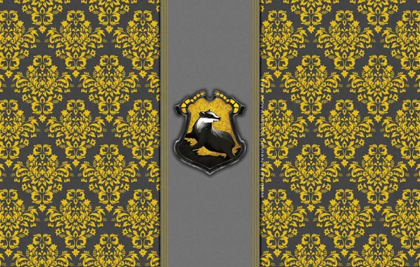 Picture pattern, Harry Potter, Hogwarts, badger, deviantart wallpapers, Hufflepuff, Puffenduya, Hogwarts House