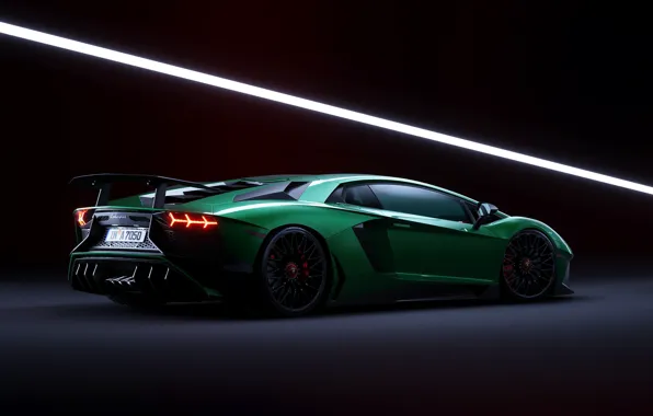 Picture Auto, Lamborghini, Green, Machine, Lamborghini Aventador, Rendering, Transport & Vehicles, by Praveen V. S, Praveen …
