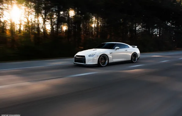 Picture nissan, white, japan, Nissan, jdm, gtr, power, speed, racing, gtr, r35, nismo