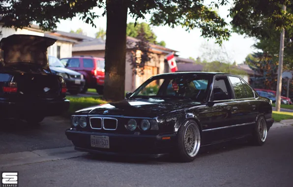 Picture BMW, E34, BBS