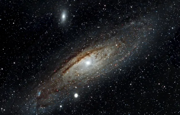 Picture space, stars, Galaxy, Andromeda