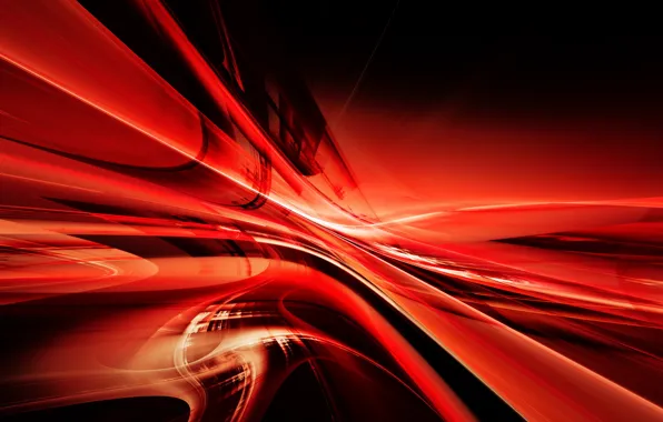 Picture line, red, abstraction, pattern, abstraction