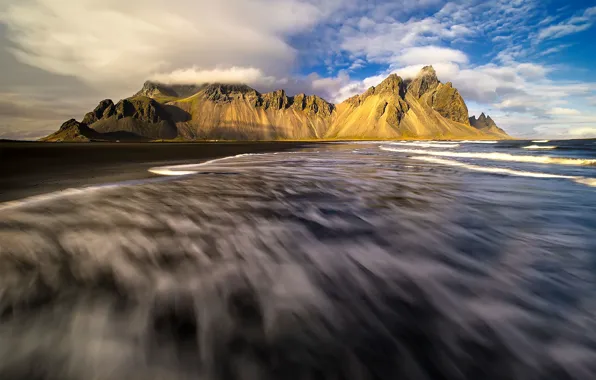 Picture nature, rocks, Iceland