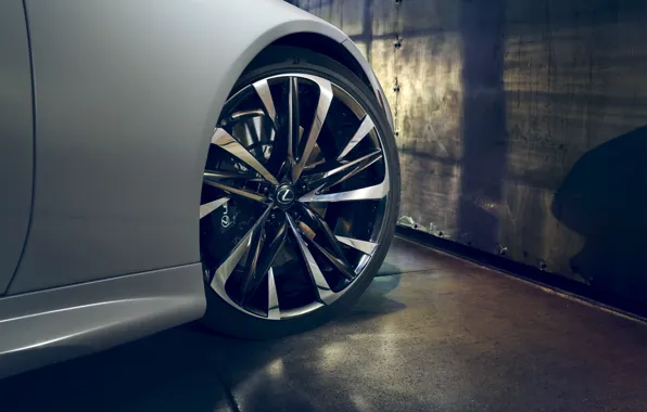 Picture Lexus, logo, wheel, LC 500, Lexus LC 500 Convertible Concept