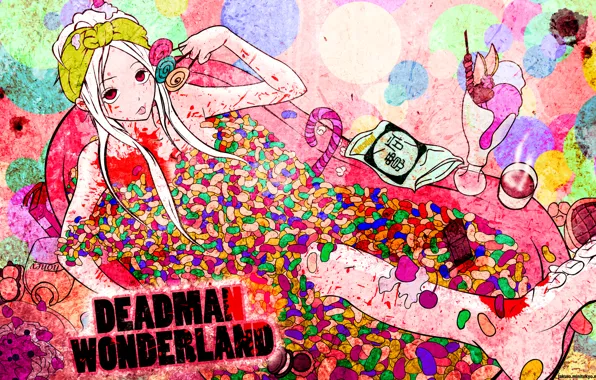 Picture anime, candy, Deadman Wonderland, Shiro