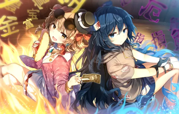 Picture girls, money, bill