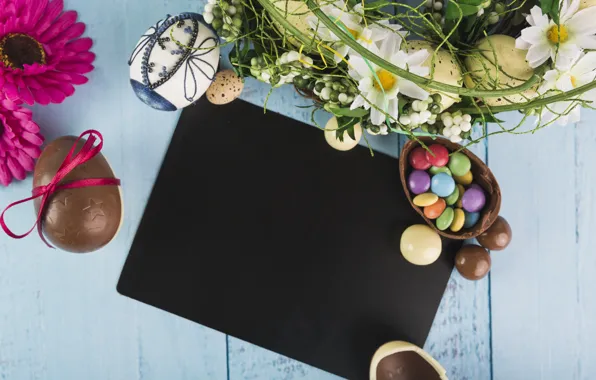 Picture Flowers, Chocolate, Spring, Candy, Easter, Eggs, Holiday